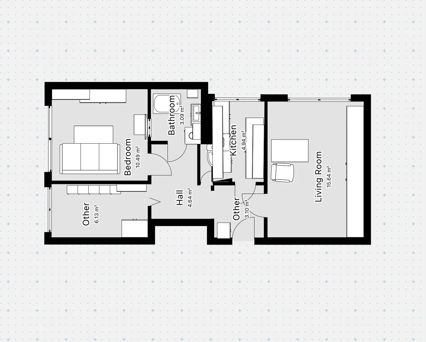 3-pokojowe mieszkanie – Bytom, Stroszek 18